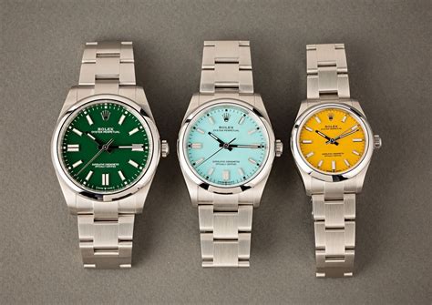 rolex coloured face|most popular Rolex dial color.